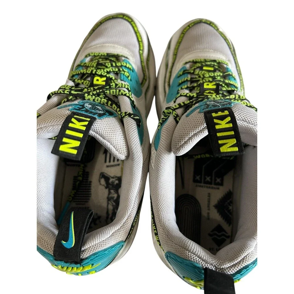Nike Air Max 90 SE2 GS Worldwide Blue Fury Volt  Unisex CV7665-100 7Y